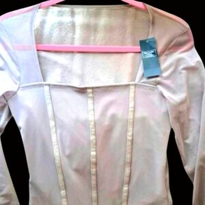 Abercrombie & Fitch NWT Bodysuit Medium Gray/Mauve